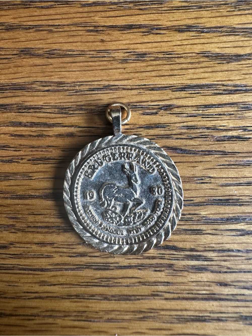 Vintage !980 Krugerrand Pendant